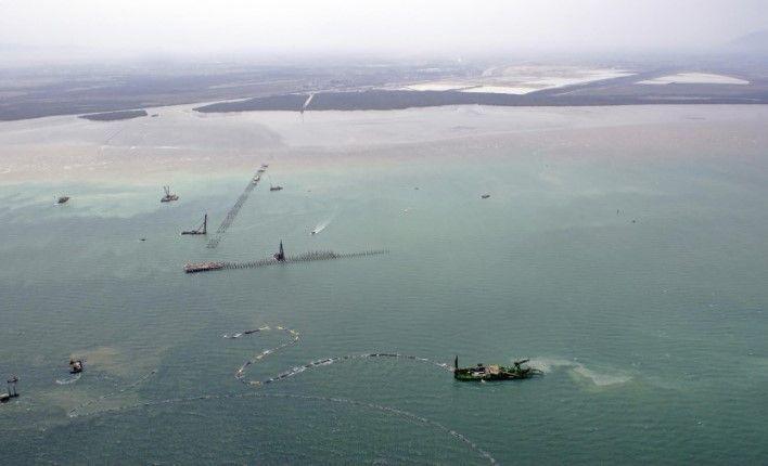 Sepetiba Harbour Coal Stockpiles